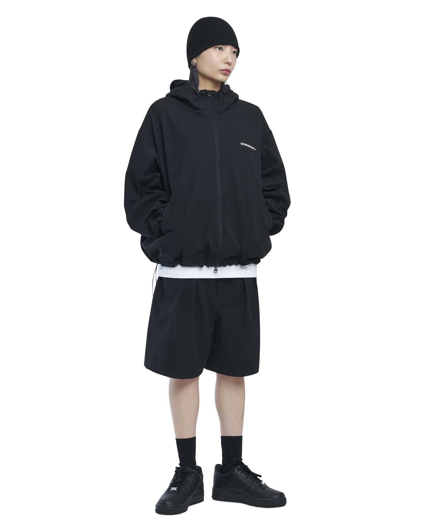 MUSINSA公式 | NOMANUAL PENON WIND SHELL - BLACK