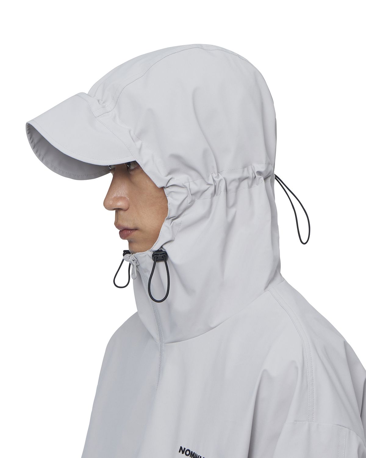 노매뉴얼(NOMANUAL) PENON WIND SHELL - WARM GRAY