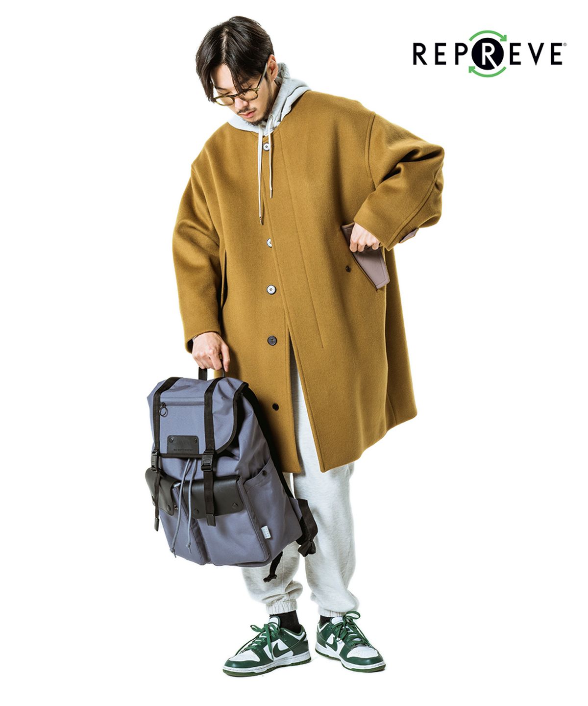 에이지 그레이(AGED GRAY) 리프리브마그네틱백팩(그레이)
