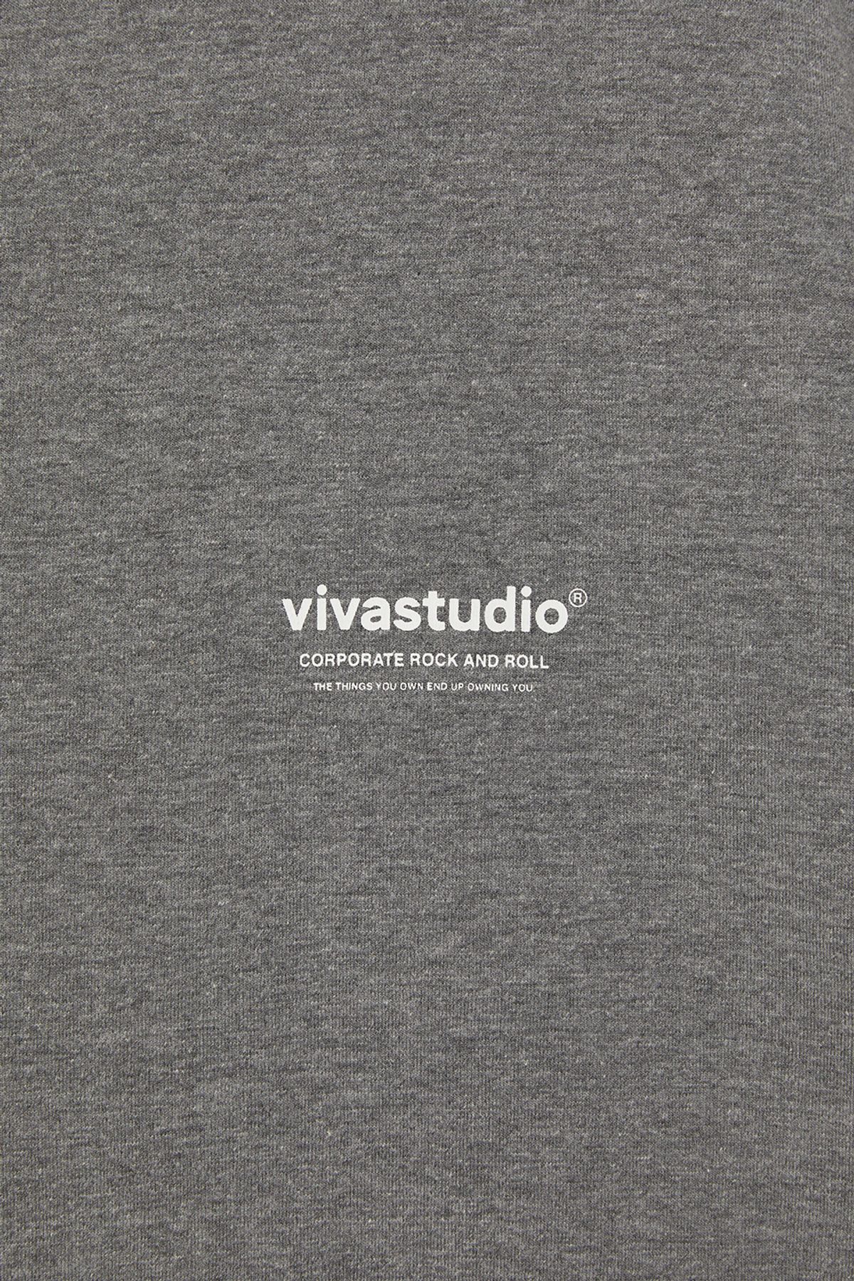 비바스튜디오(VIVASTUDIO) LOCATION SHORT SLEEVE [MELANGE GRAY]