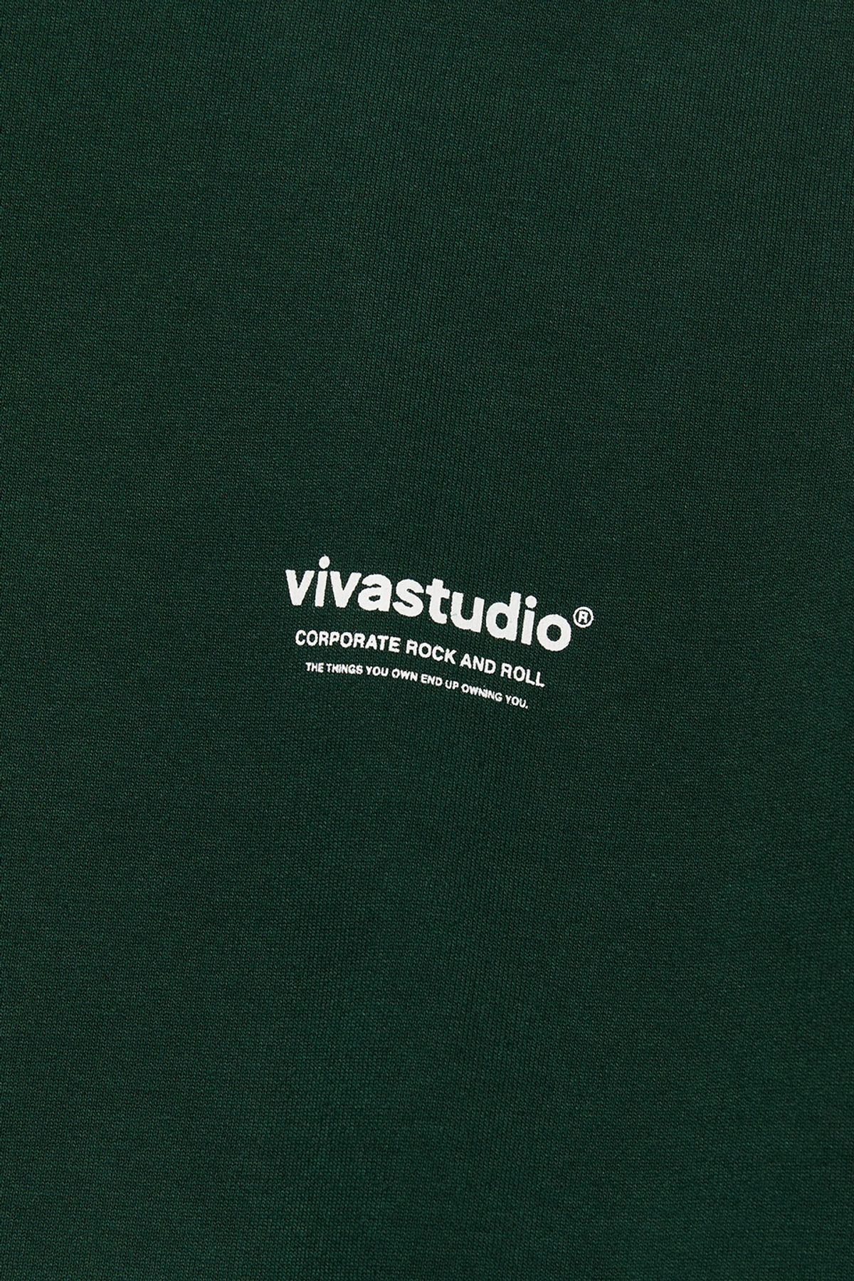 비바스튜디오(VIVASTUDIO) LOCATION HOODIE [GREEN]