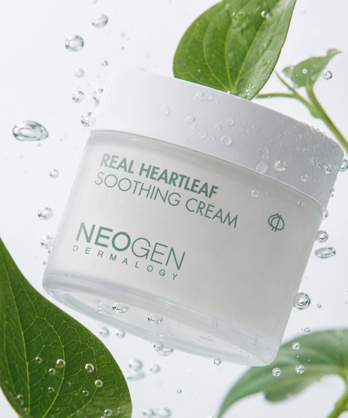 네오젠(NEOGEN) 어성초75 산뜻 진정  대용량 수분 보습 리얼 하트리프 수딩크림 80ml
