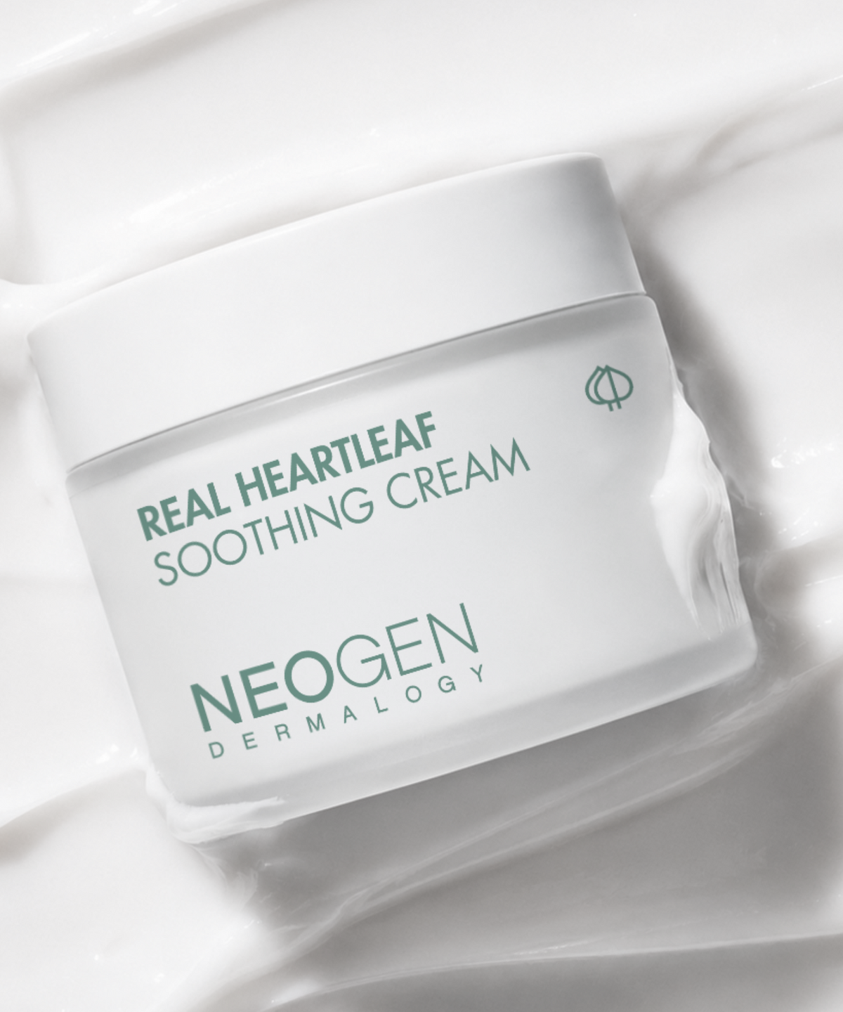 네오젠(NEOGEN) 어성초75 산뜻 진정  대용량 수분 보습 리얼 하트리프 수딩크림 80ml