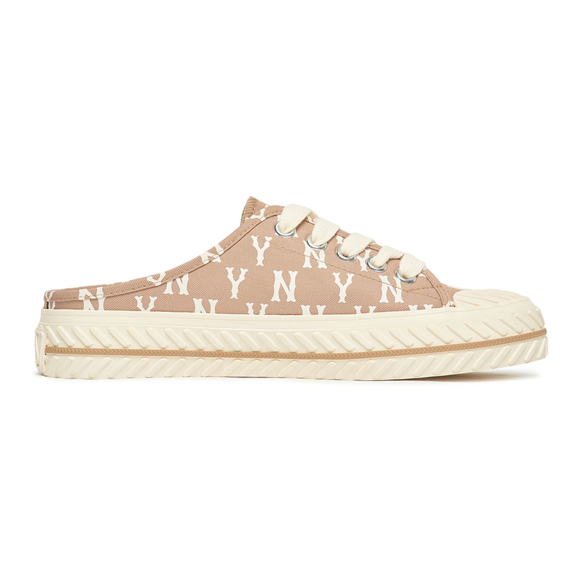 엠엘비(MLB) 플레이볼 뮬 모노그램 (PLAYBALL MULE MONOGRAM) NY (D.Beige)