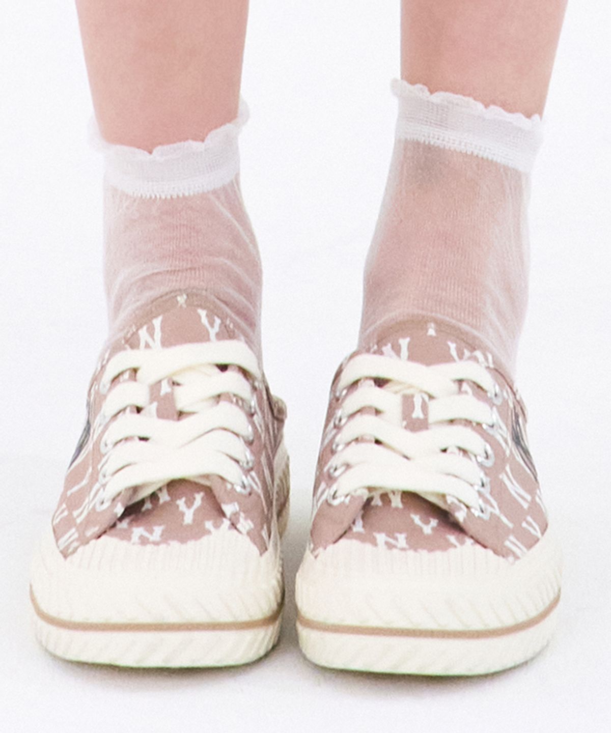 엠엘비(MLB) 플레이볼 뮬 모노그램 (PLAYBALL MULE MONOGRAM) NY (D.Beige)