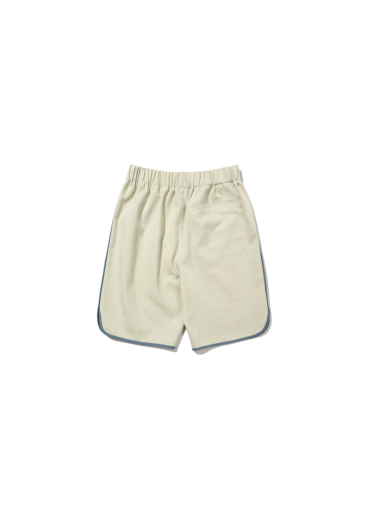 벤(BBEEEENN) 파이핑 하프 팬츠_에크루