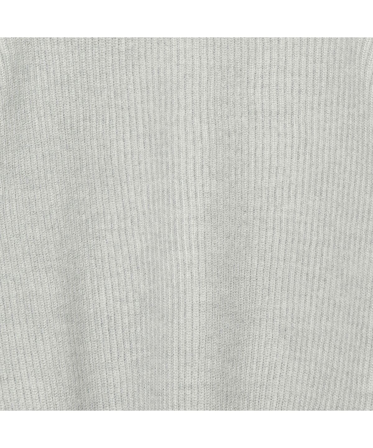 이올로(IOLO) 투톤 리브드 하프 모크넥_라이트그레이