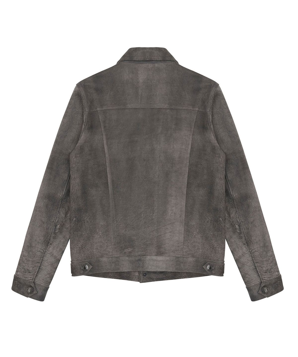 드림월드(DREAMWORLD) GRAY CRACK TRUCKER JACKET