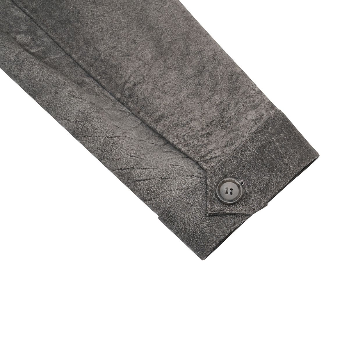 드림월드(DREAMWORLD) GRAY CRACK TRUCKER JACKET