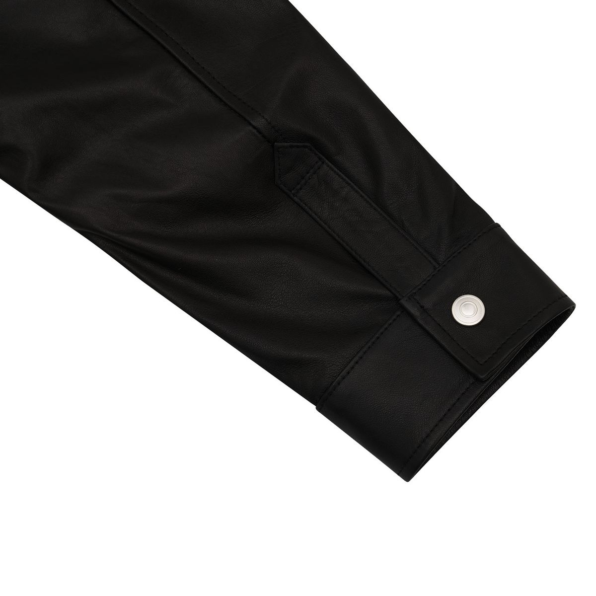 드림월드(DREAMWORLD) VEGETABLE LEATHER SHIRTS JACKET (BLACK)