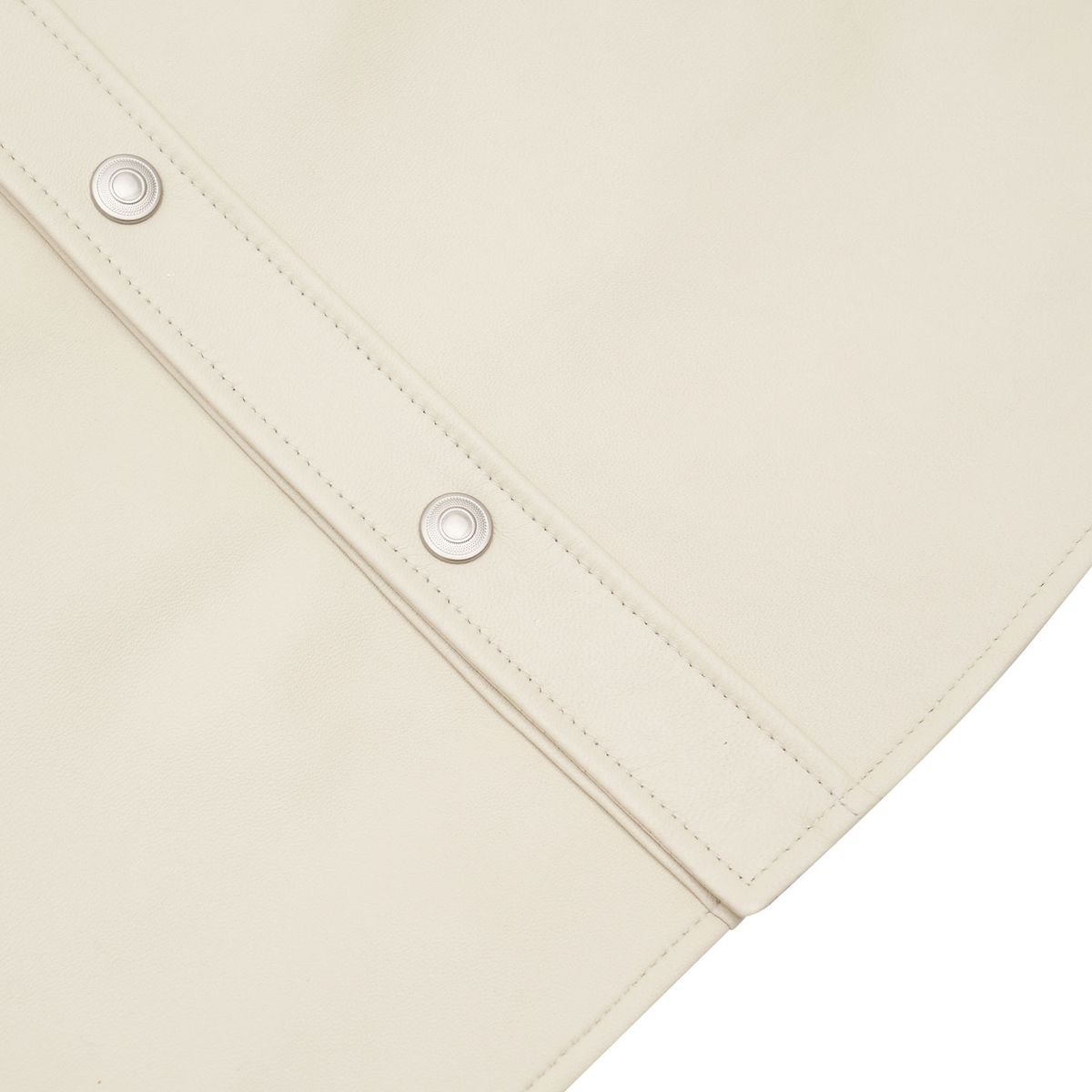 드림월드(DREAMWORLD) LAMBSKIN SHIRTS JACKET (IVORY)