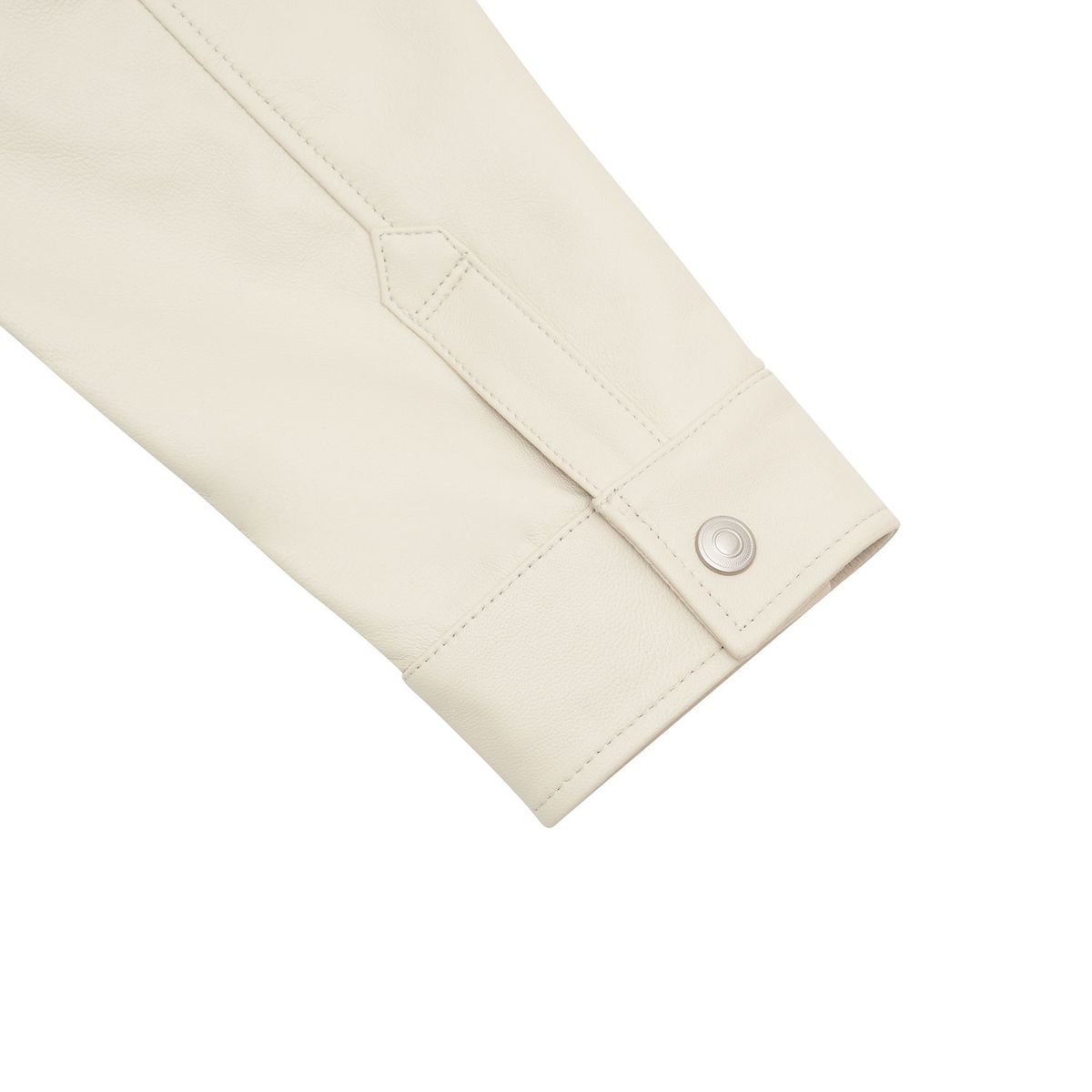 드림월드(DREAMWORLD) LAMBSKIN SHIRTS JACKET (IVORY)