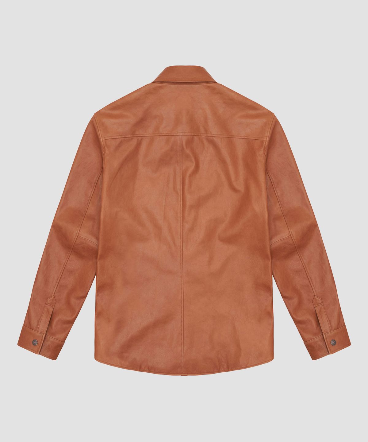 드림월드(DREAMWORLD) VEGETABLE LEATHER SHIRTS JACKET (CAMEL)