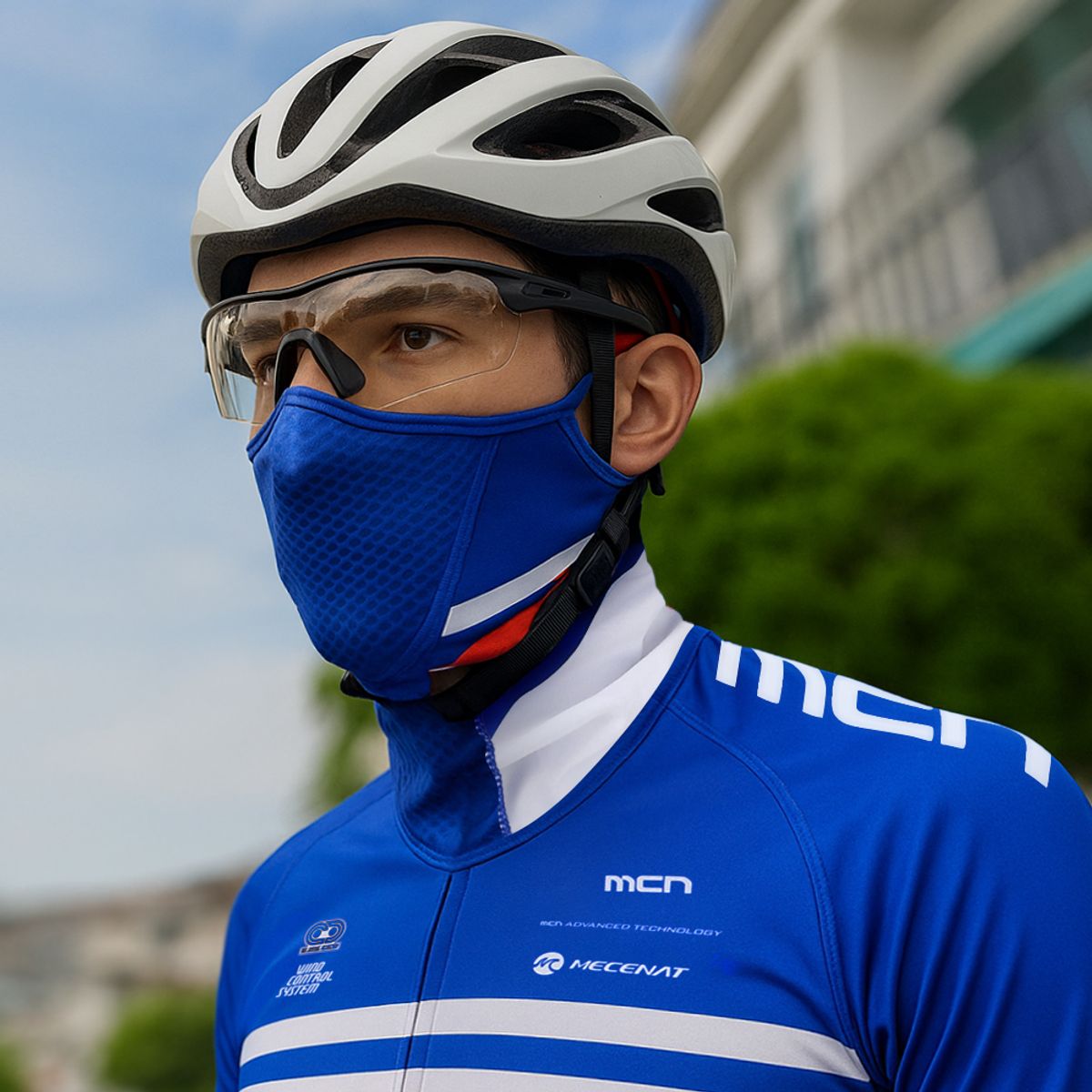 엠씨엔스포츠(MCNSPORTS) SR-1 블루마린 쿨 메쉬 마스크