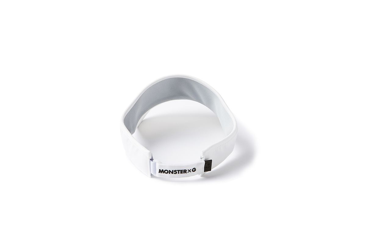 몬스터지(MONSTER G) 남여 공용 썬캡 화이트 MC21UWV-17