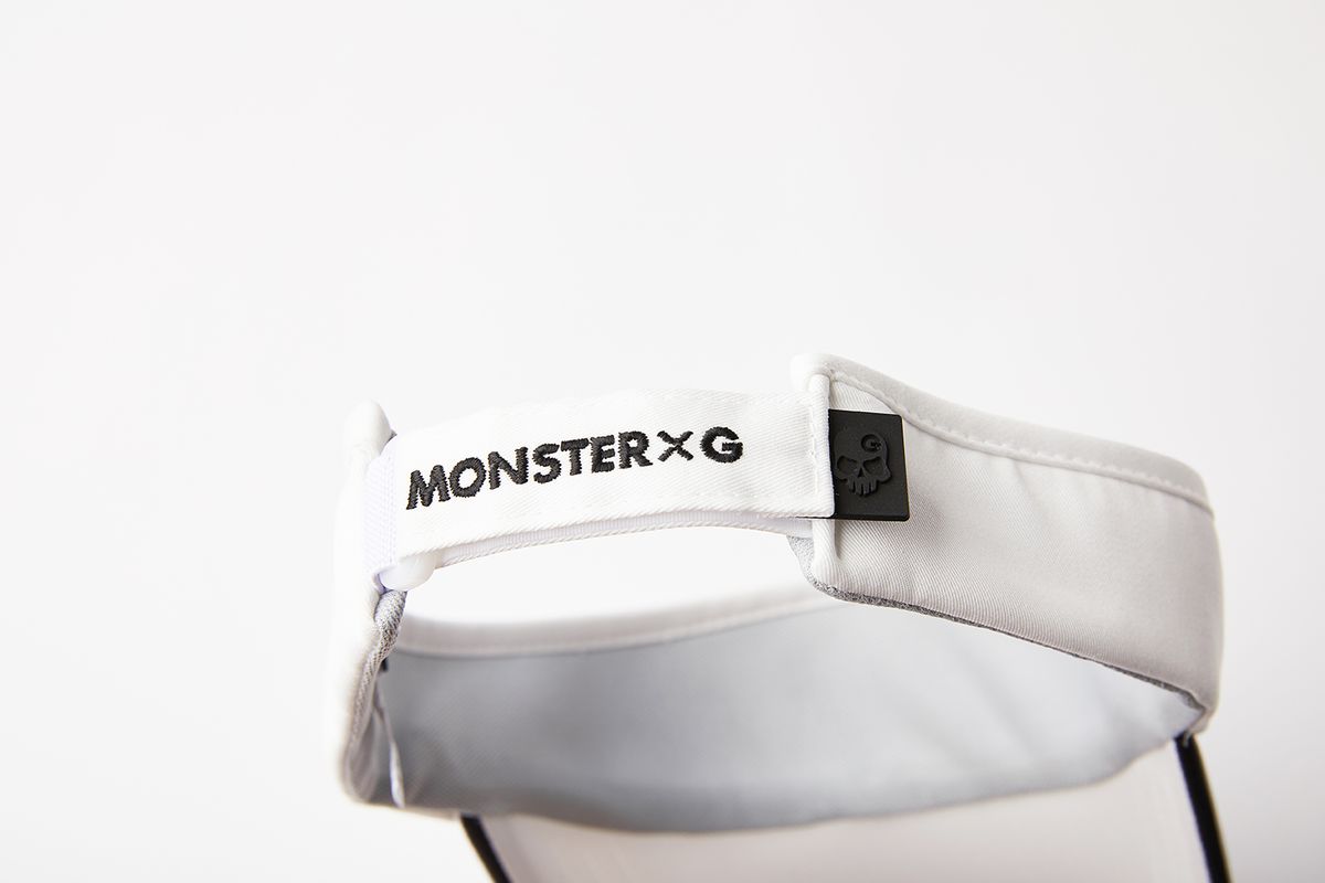몬스터지(MONSTER G) 남여 공용 썬캡 화이트 MC21UWV-17