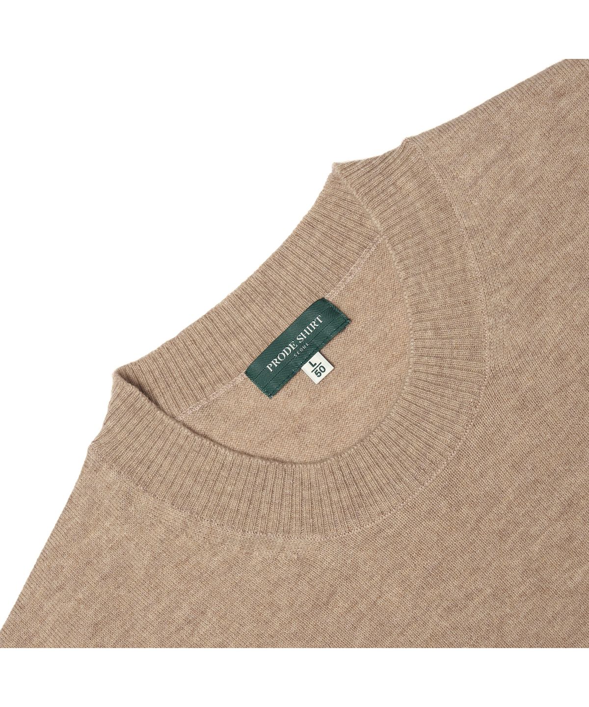 프로드셔츠(PRODESHIRT) 보르도 소프트 크루넥 니트 (베이지)