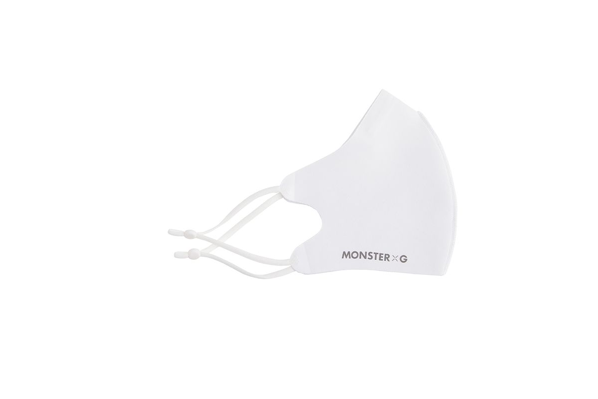 몬스터지(MONSTER G) 골프 & 데일리 남여 공용 마스크 화이트 MA21LM-50