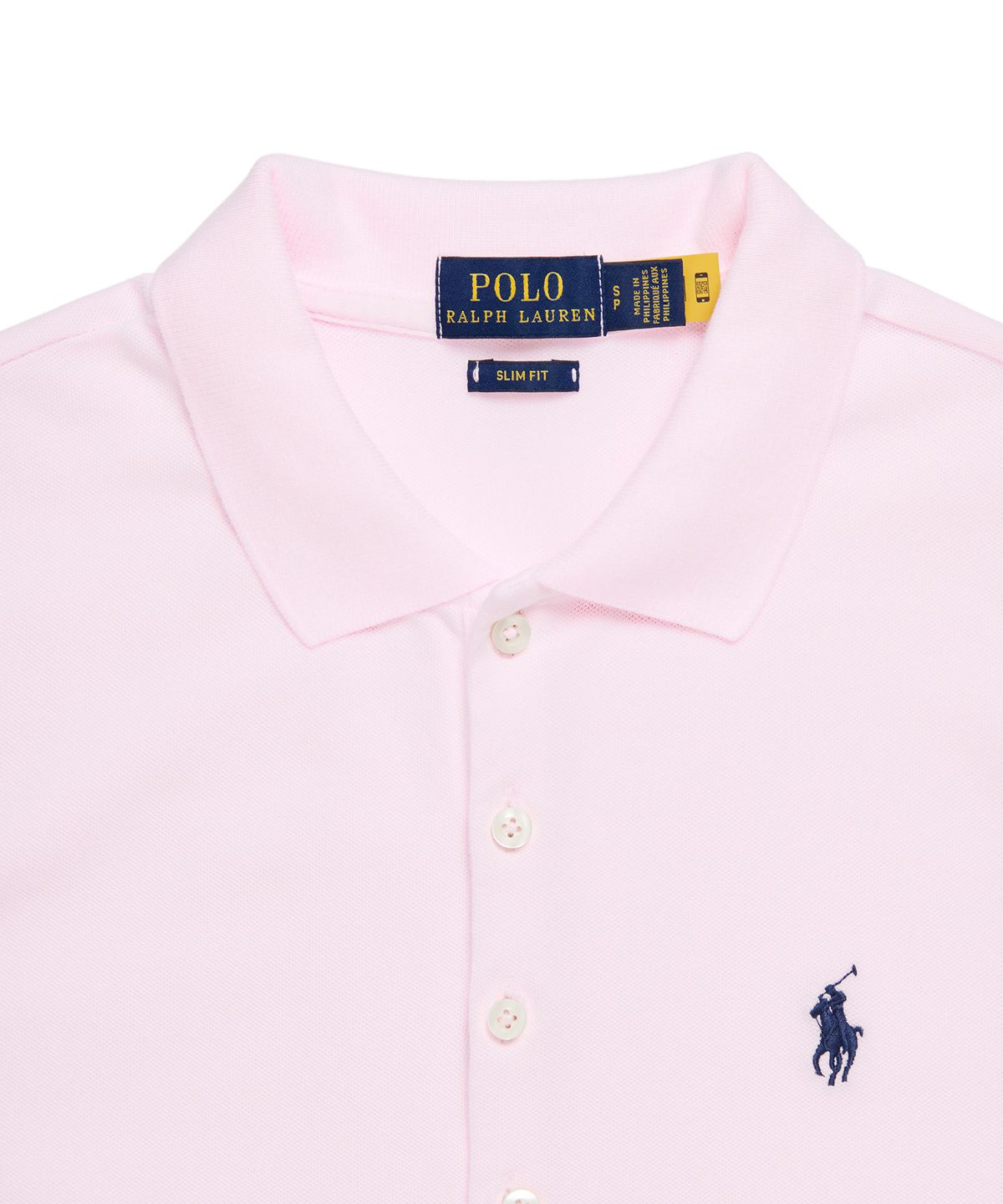 폴로 랄프 로렌(POLO RALPH LAUREN) W 슬림 핏 메시 폴로 - 핑크