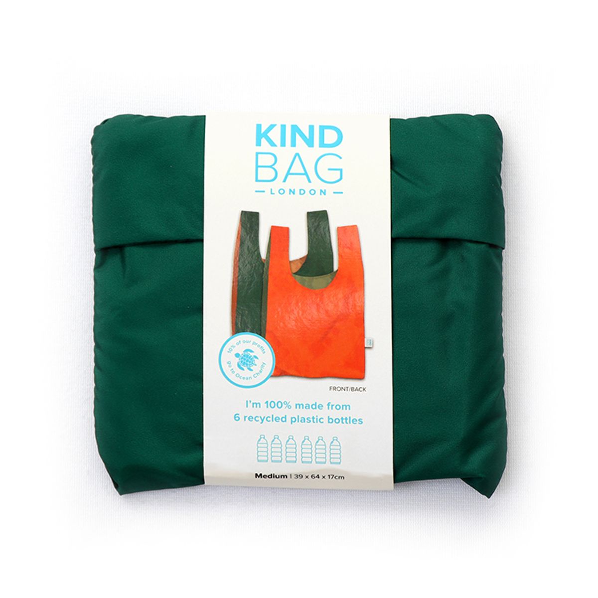 카인드백 런던(KIND BAG LONDON) 오렌지그린 리유저블