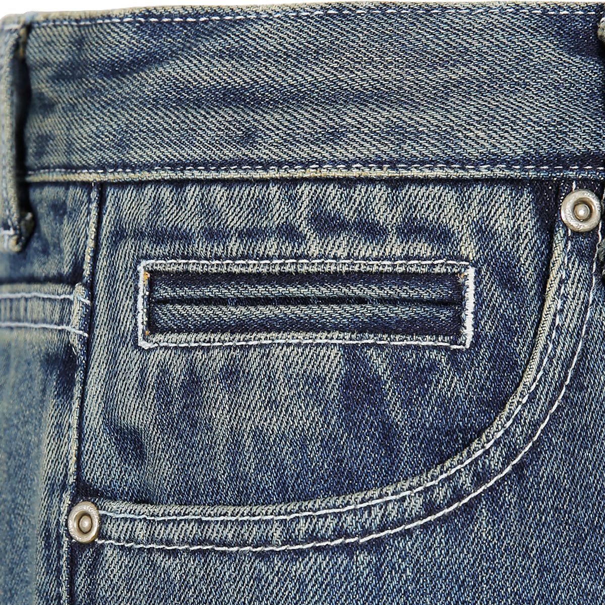 솔티(SORTIE) 505 Kaihara denim Jeans (Mid Blue)