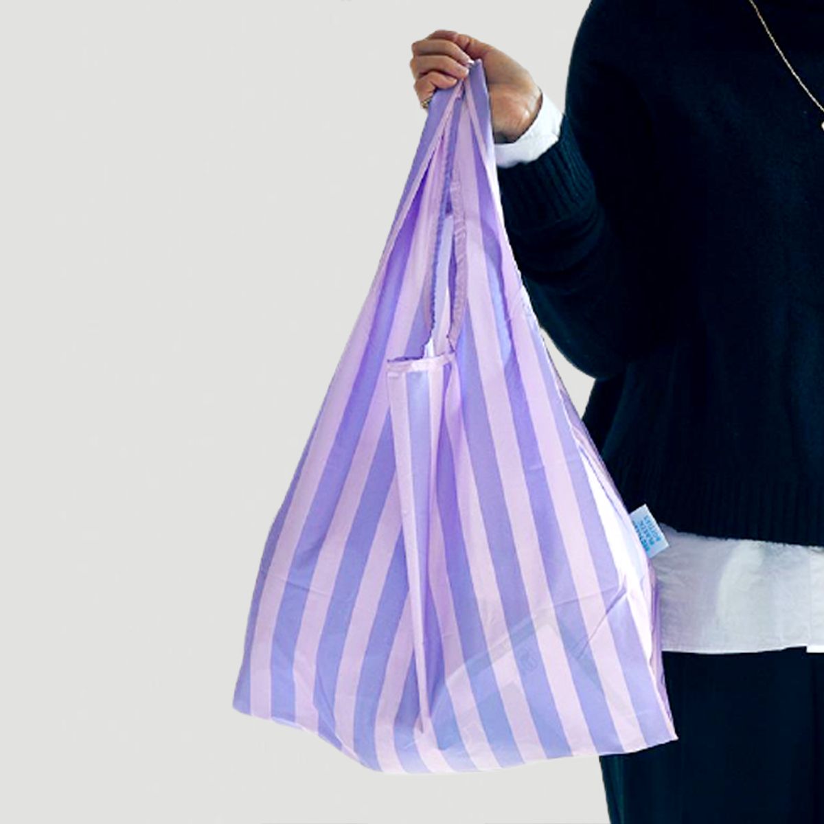 카인드백 런던(KIND BAG LONDON) 퍼플스트라이프 리유저블