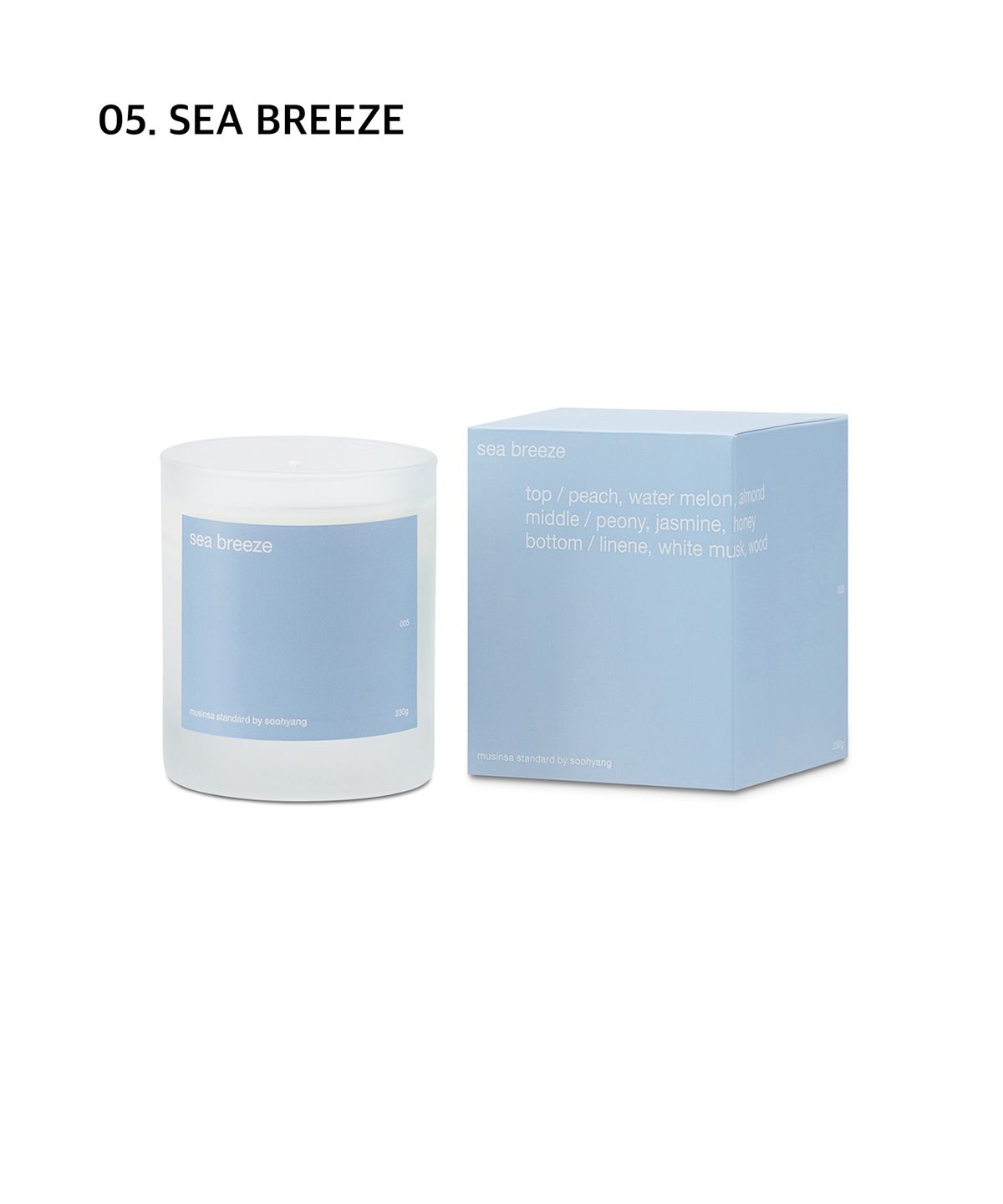 무신사 스탠다드 뷰티(MUSINSA STANDARD BEAUTY) 무신사 스탠다드 바이 수향 캔들 230g