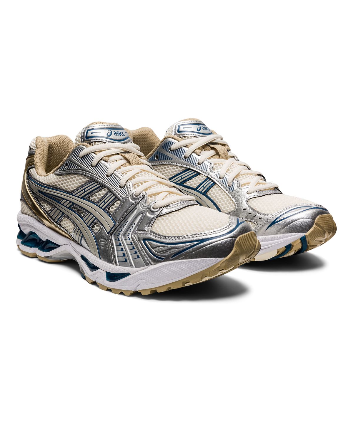 아식스(ASICS) 젤-카야노 14 - 크림:퓨어 실버 / 1201A019-105
