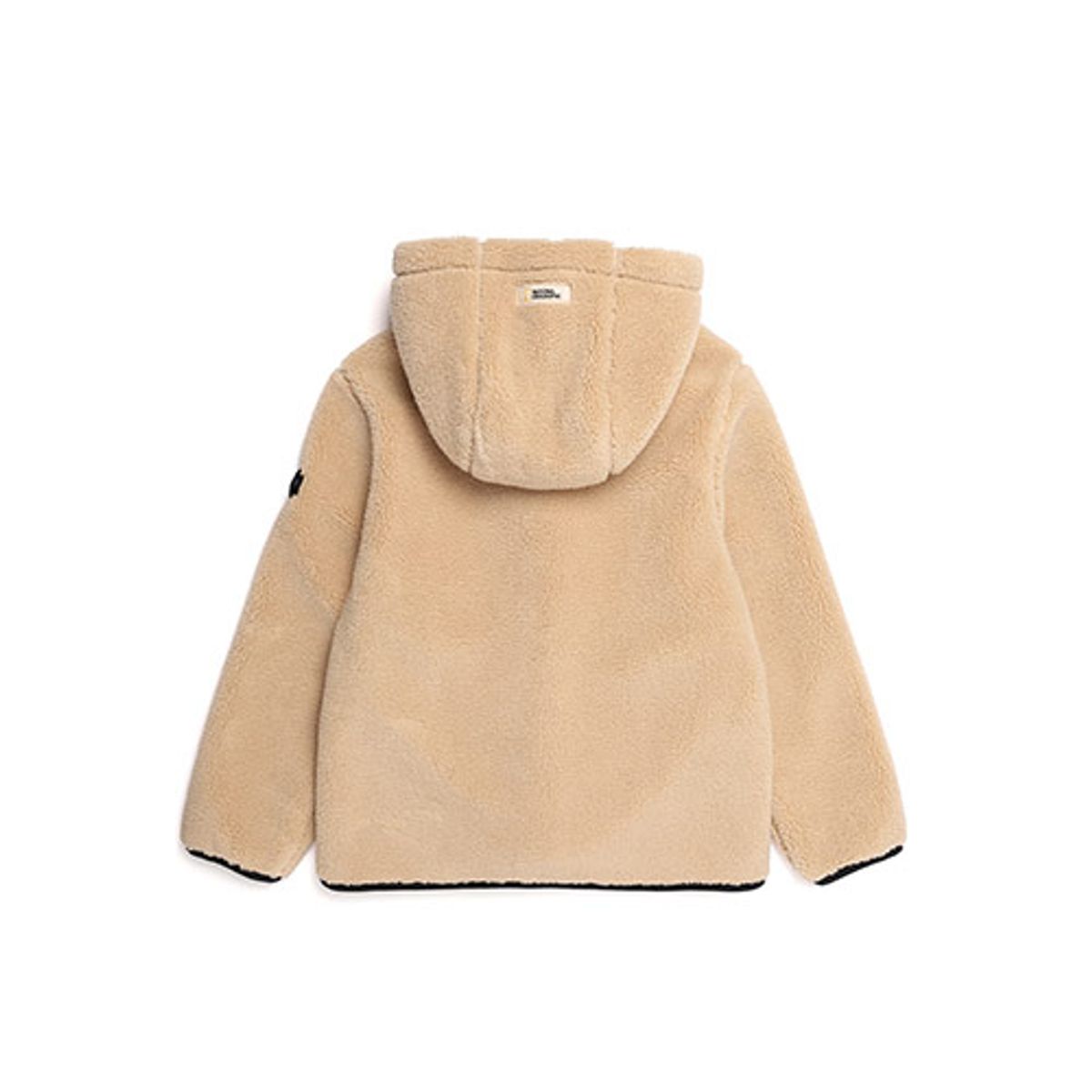 내셔널지오그래픽 키즈(NATIONAL GEOGRAPHIC KIDS) N214KFT910 키즈 코스토니 뽀글이 풀집업 BEIGE