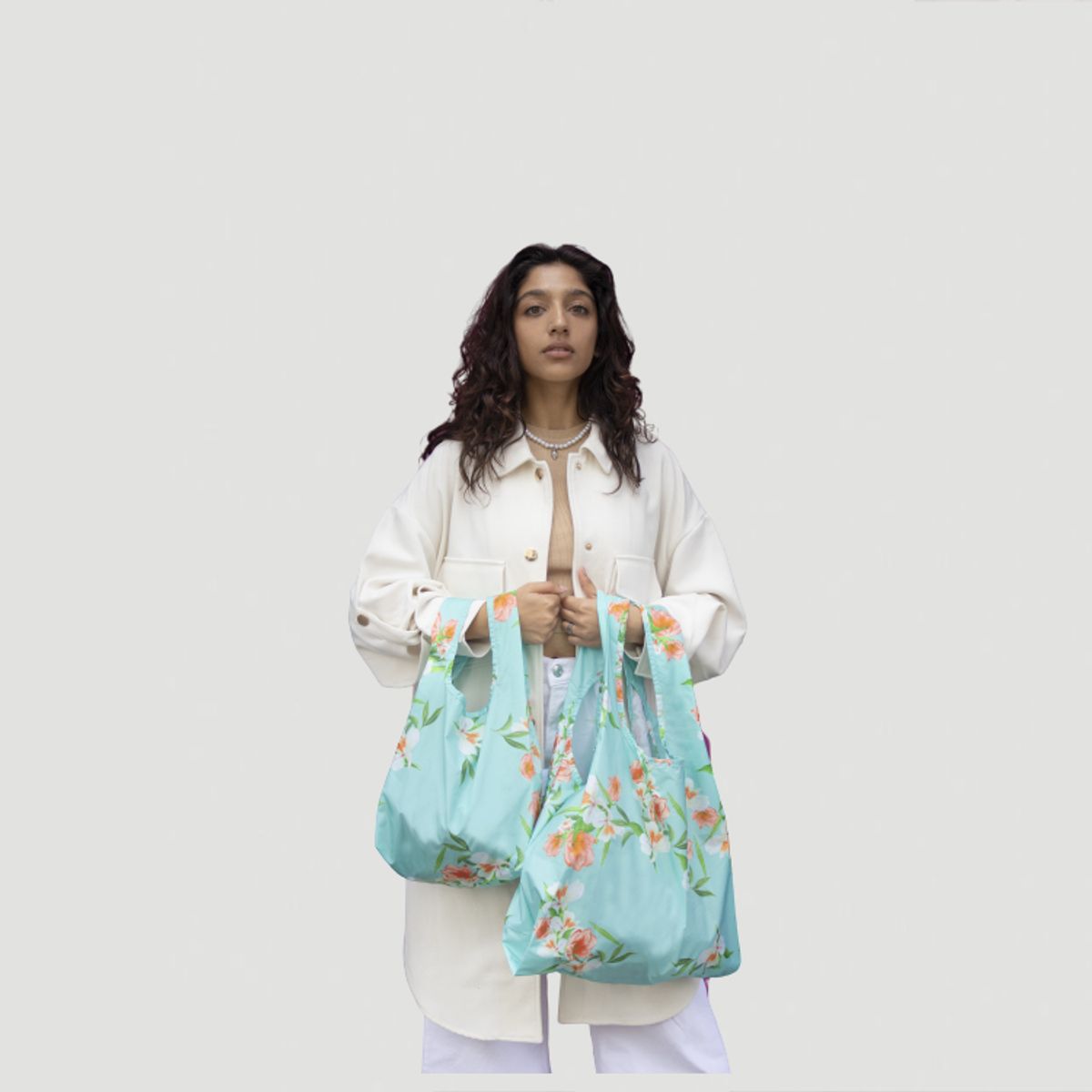 카인드백 런던(KIND BAG LONDON) 플로랄 리유저블 미니