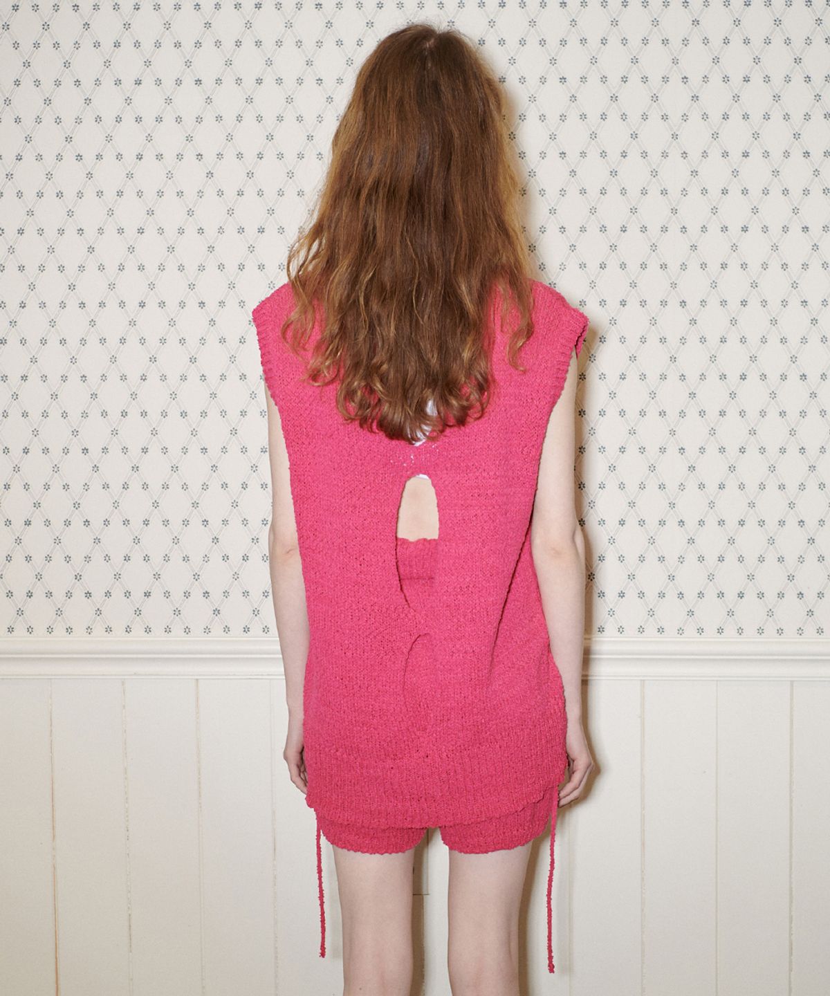 시눈(SINOON) BACK POINT KNIT VEST