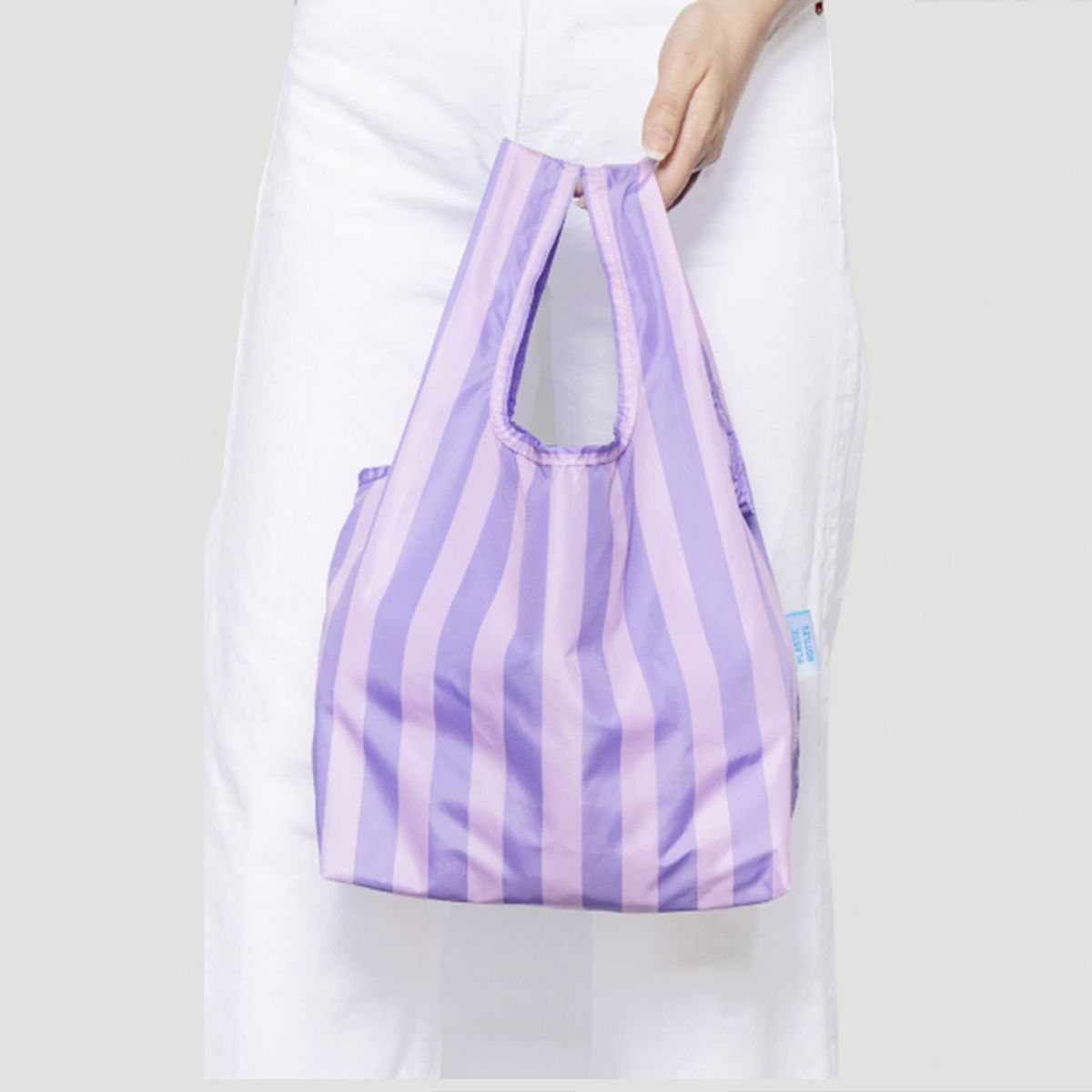 카인드백 런던(KIND BAG LONDON) 퍼플스트라이프 리유저블 미니