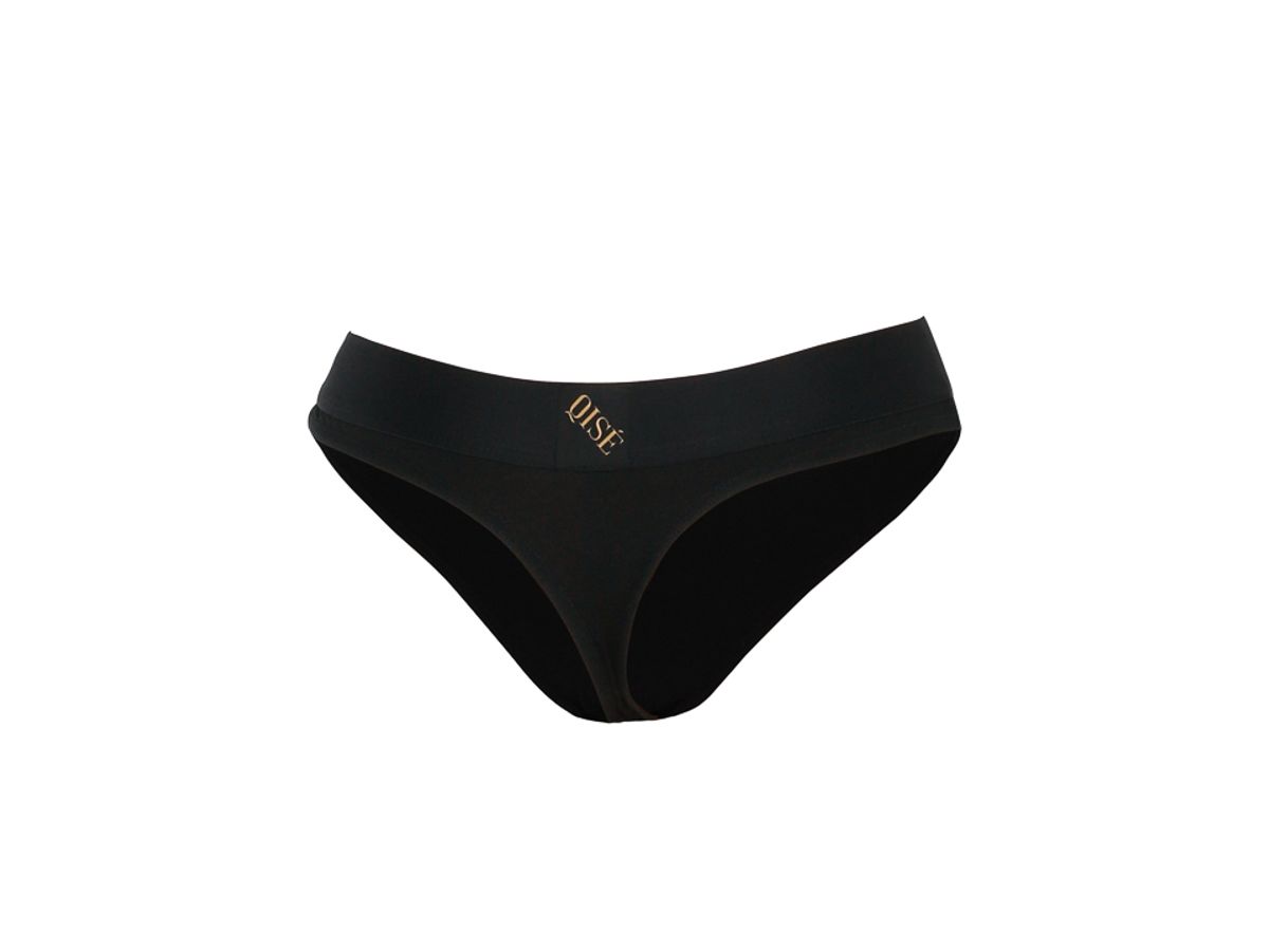 키세 언더웨어(QISE UNDERWEAR) 키랄 시그니쳐 여성 코튼 숑 블랙