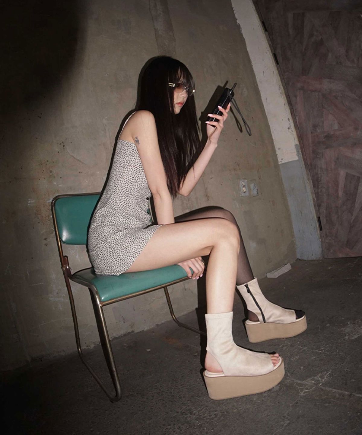 히헤(HIHE) HM2301 / SUEDE SPANDEX