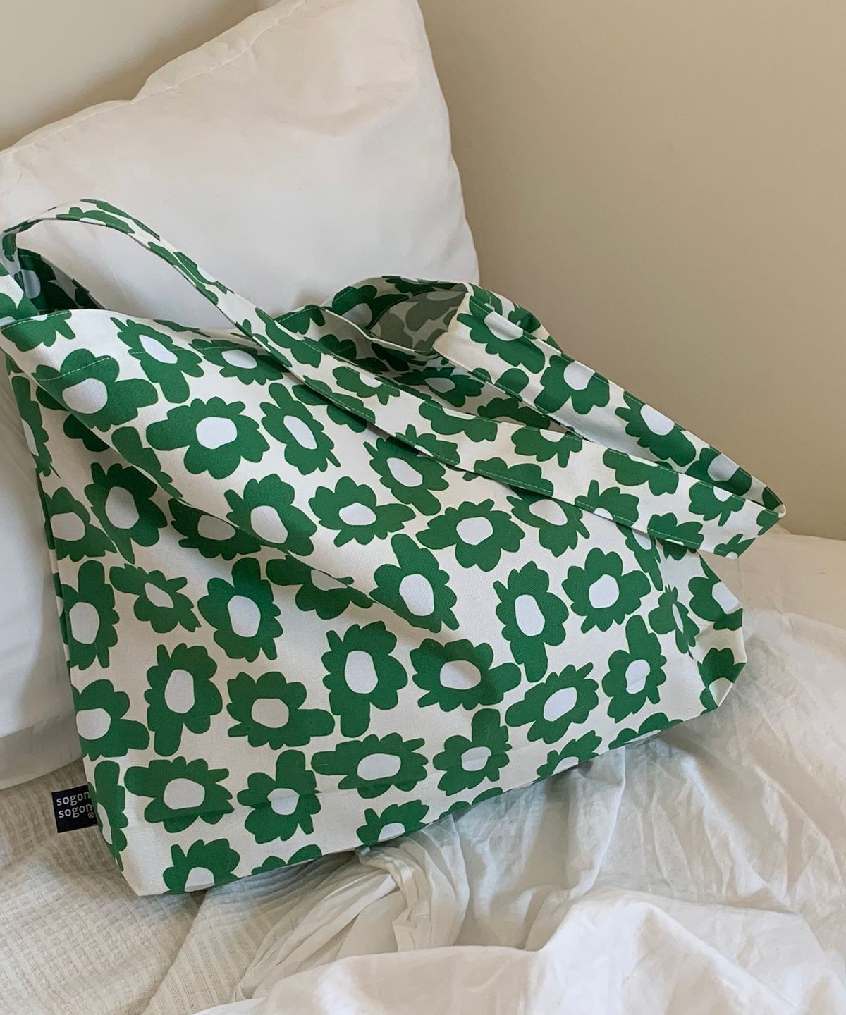 소곤소곤(SOGONSOGON) bloom green bag