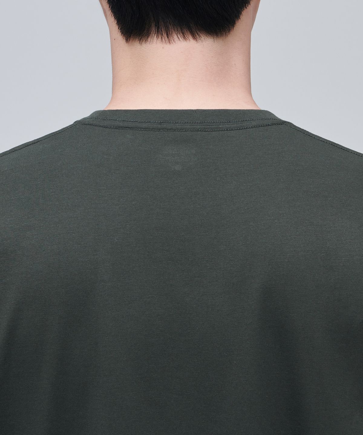무신사 스탠다드(MUSINSA STANDARD) [쿨탠다드] 오버사이즈 크루 넥 티셔츠 [카키]