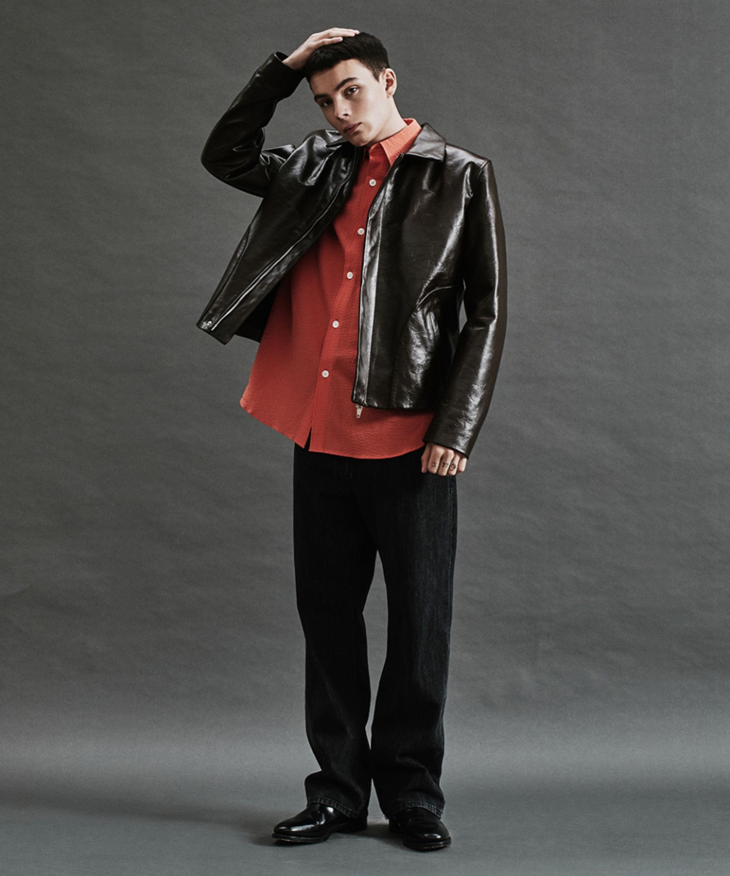 【SPERONE】Horsehide Round Cut Single Jacket MUSINSA | SPERONE [Real Leather] Horsehide Round Cut Single