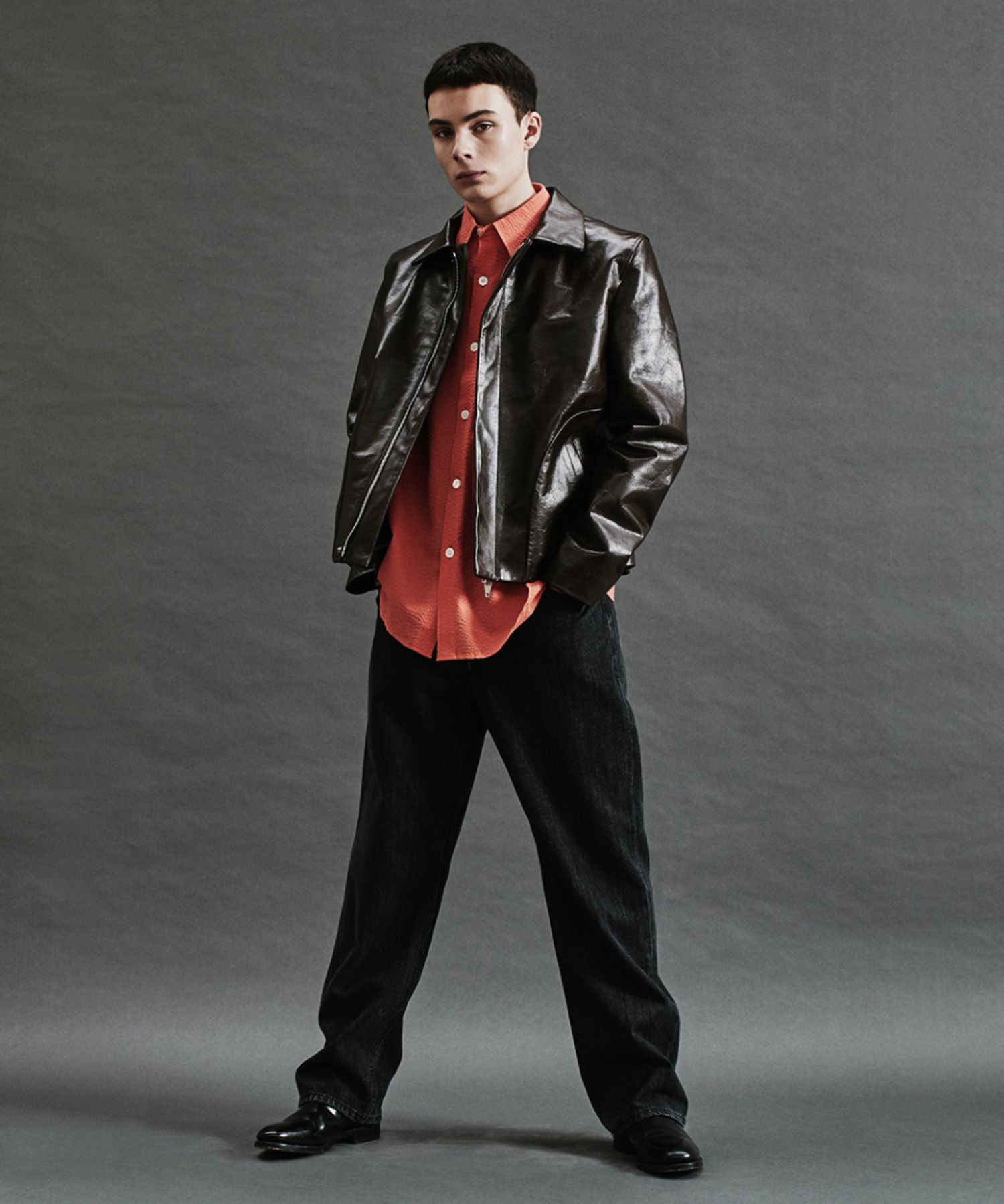 【SPERONE】Horsehide Round Cut Single Jacket MUSINSA | SPERONE [Real Leather] Horsehide Round Cut Single