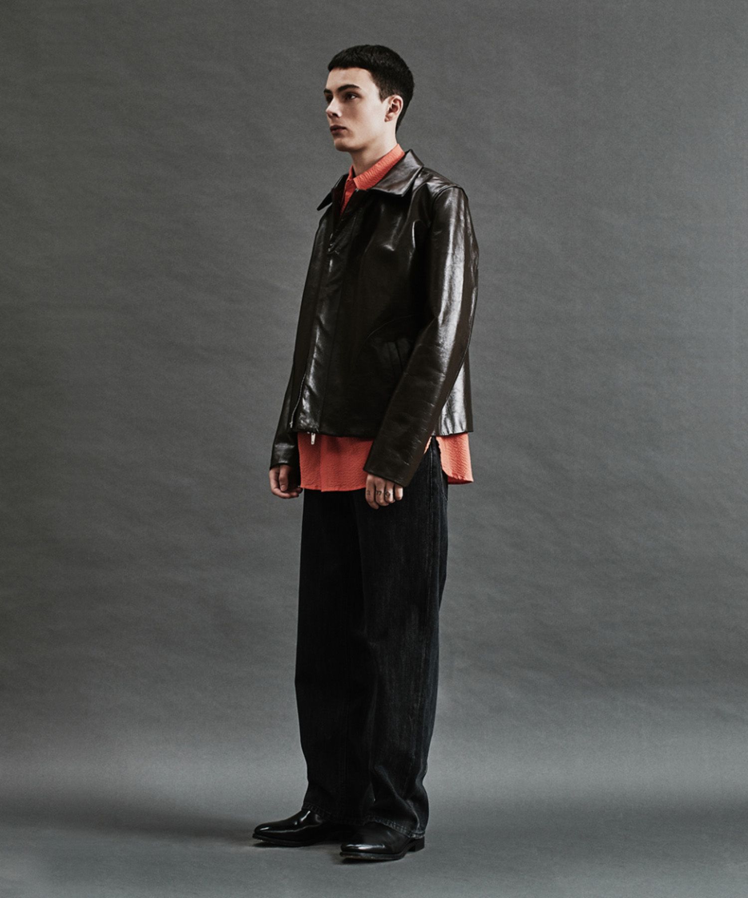 MUSINSA | SPERONE [Real Leather] Horsehide Round Cut Single