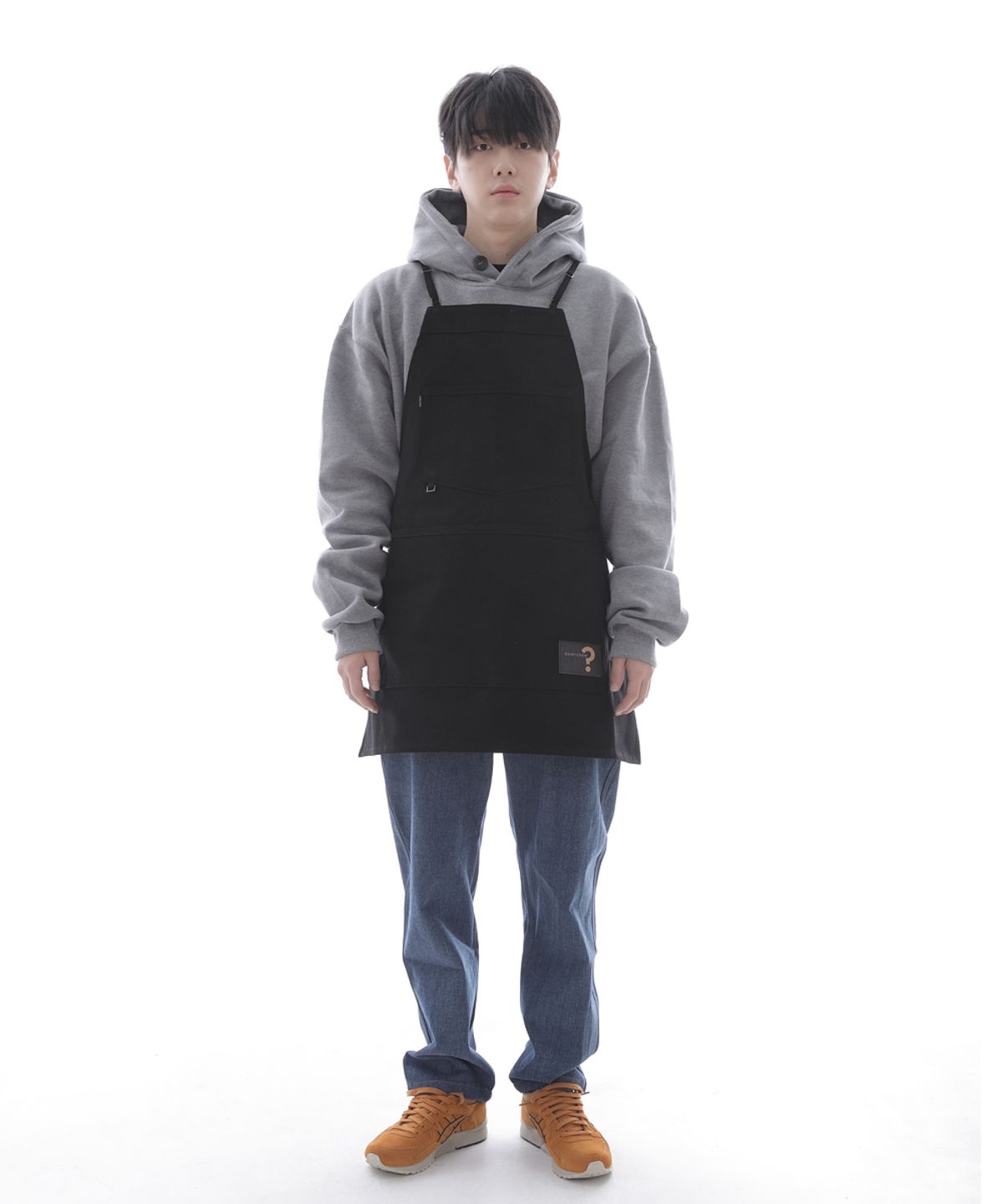 세인트크루(SAINTCREW) 내추럴 스트랩 펜타곤 에이프런 NSP-1302 블랙