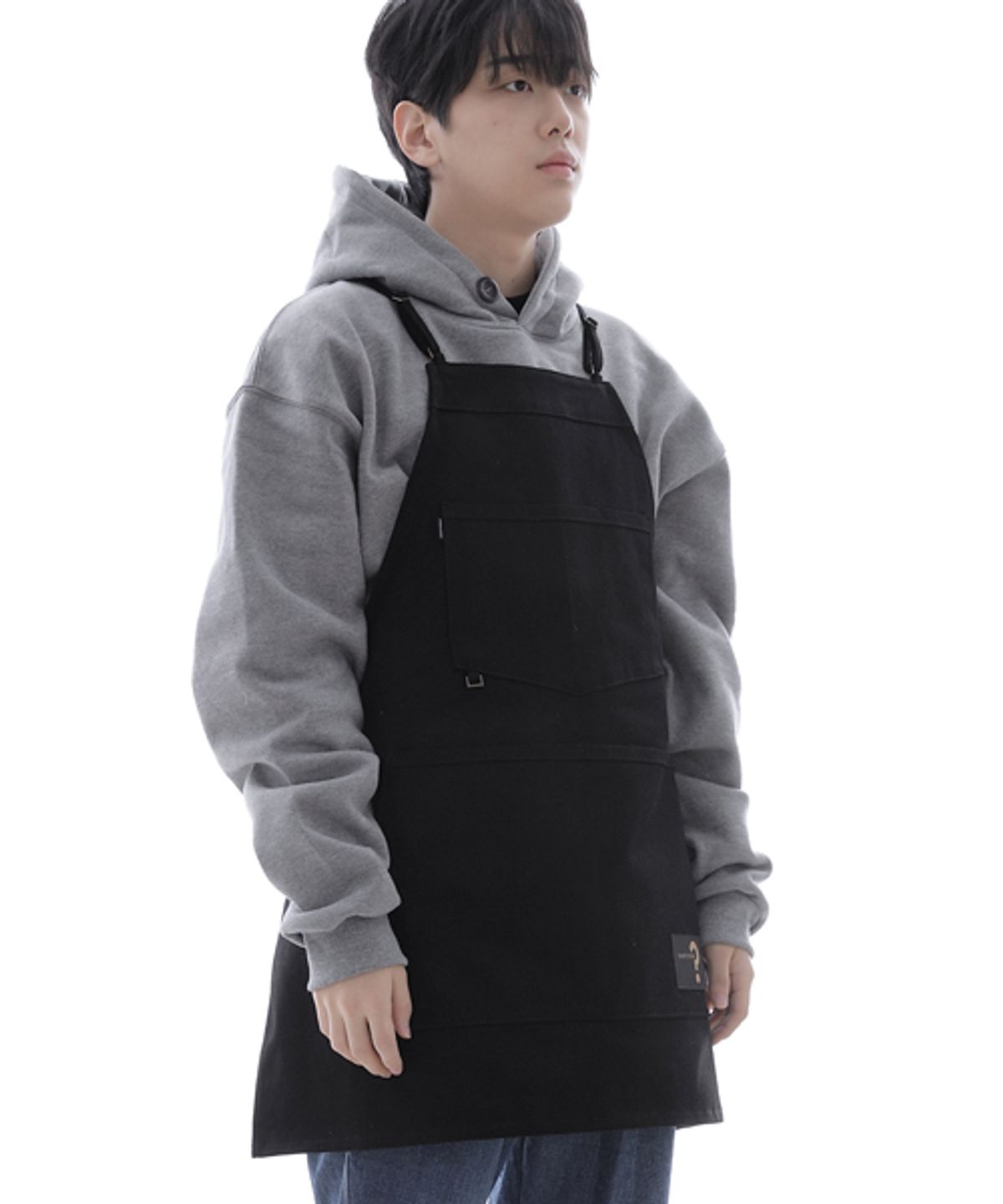 세인트크루(SAINTCREW) 내추럴 스트랩 펜타곤 에이프런 NSP-1302 블랙