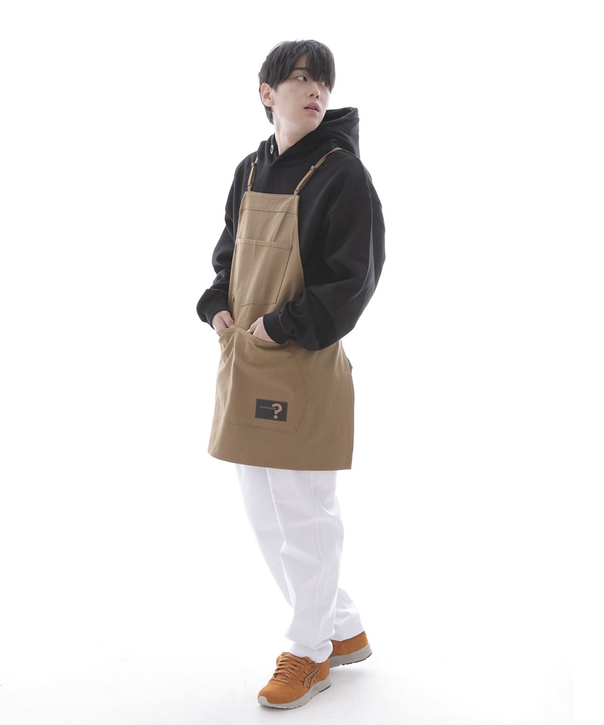 세인트크루(SAINTCREW) 내추럴 스트랩 펜타곤 에이프런 NSP-1302 카멜