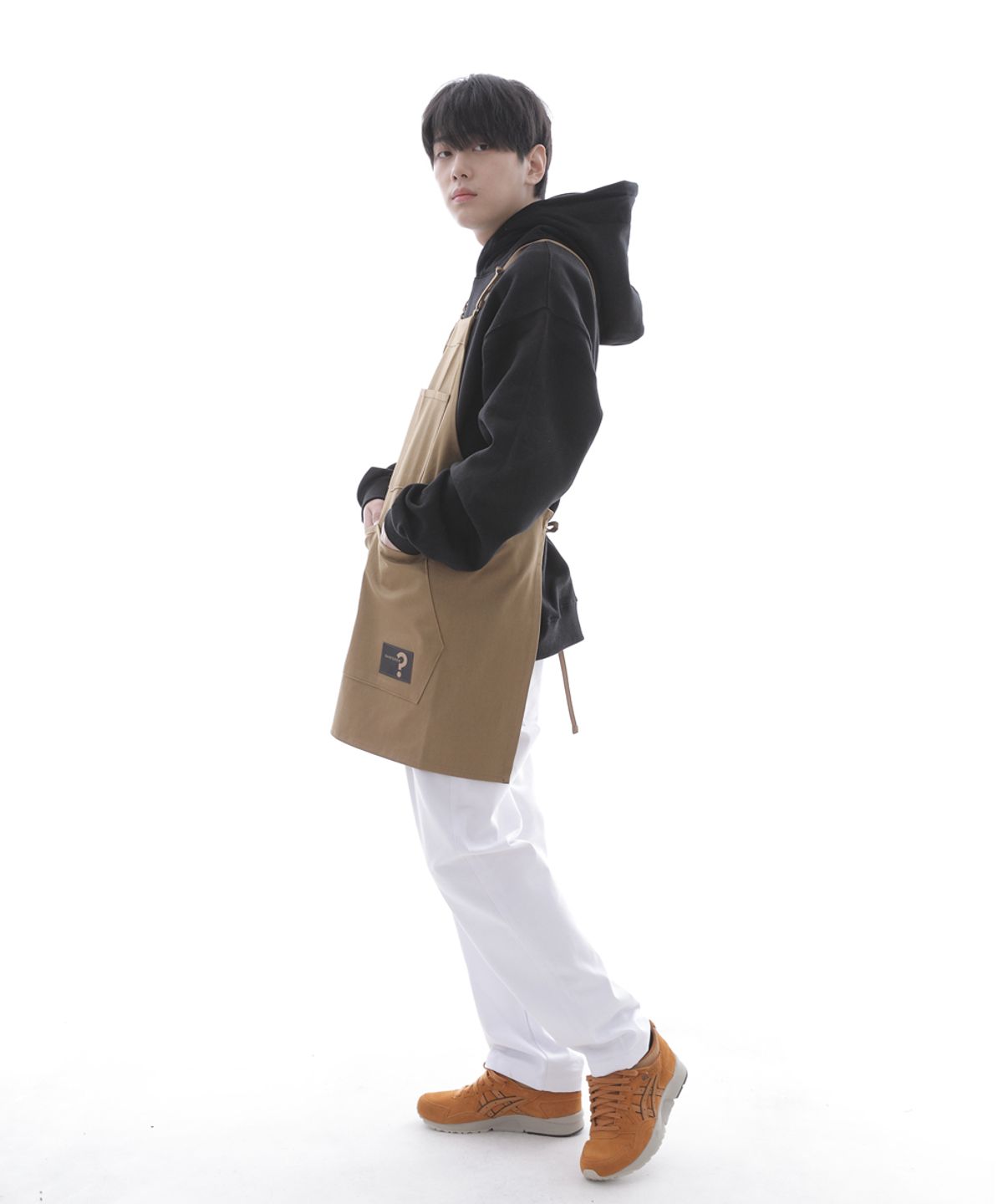 세인트크루(SAINTCREW) 내추럴 스트랩 펜타곤 에이프런 NSP-1302 카멜