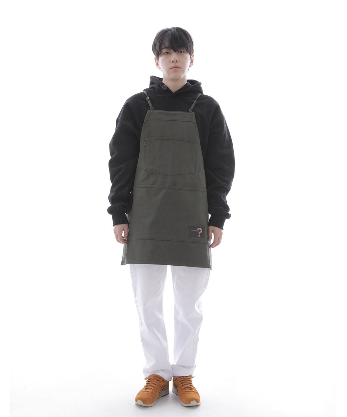 세인트크루(SAINTCREW) 내추럴 스트랩 펜타곤 에이프런 NSP-1302 카키