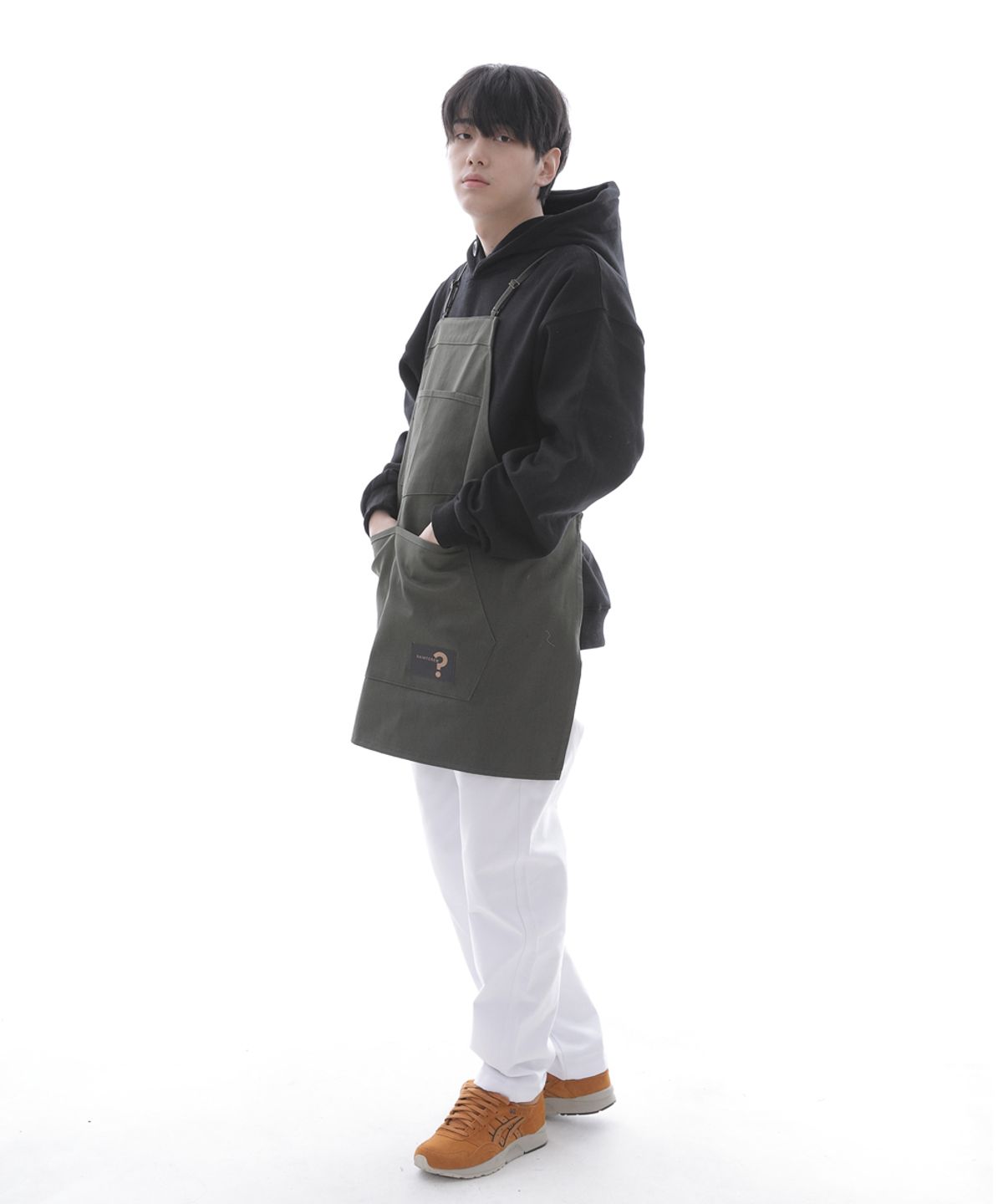 세인트크루(SAINTCREW) 내추럴 스트랩 펜타곤 에이프런 NSP-1302 카키