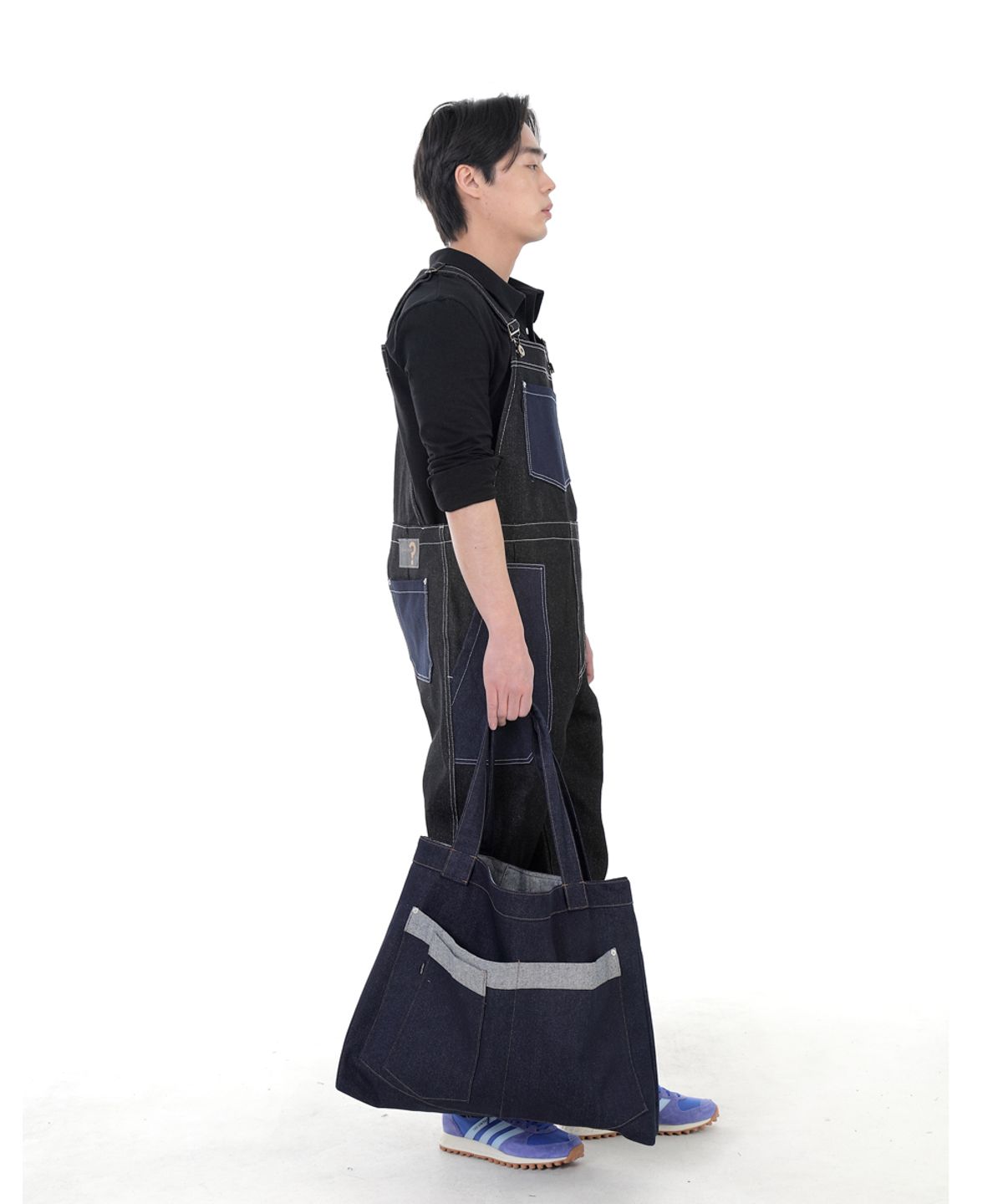 세인트크루(SAINTCREW) 워커앤빌더 메가빅 데님숄더백 WBM-109 인디고 BRS