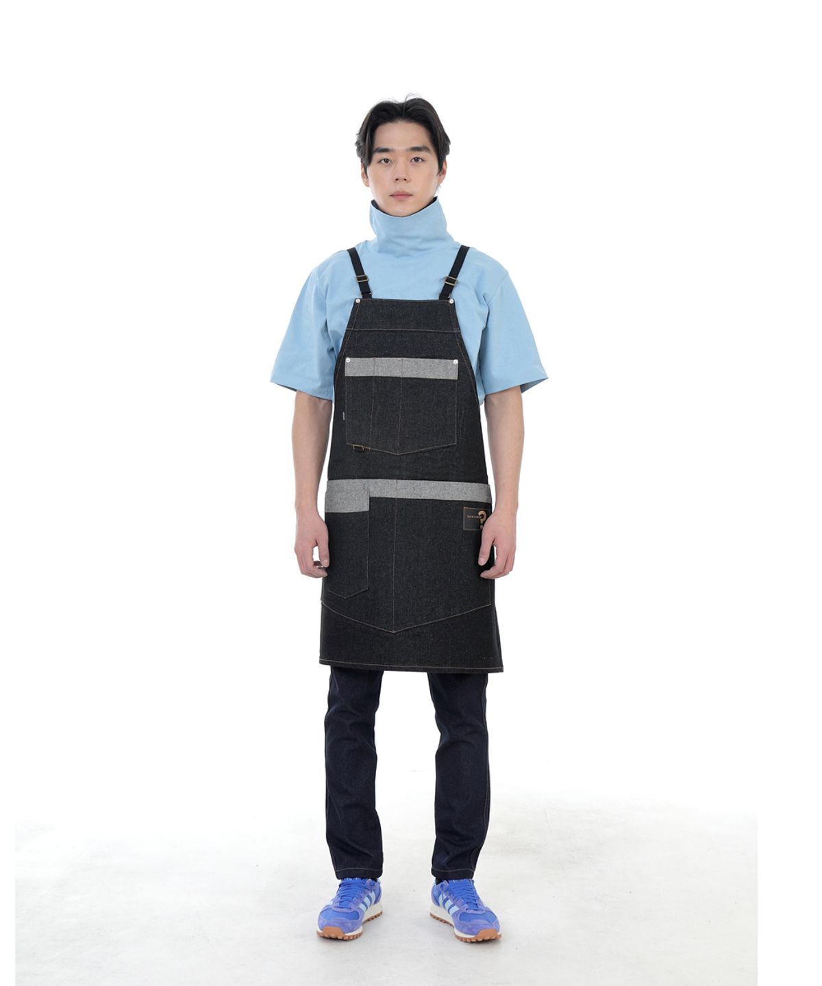 세인트크루(SAINTCREW) 워커앤빌더 데님 에이프런 WNB-1301 블랙 BRS