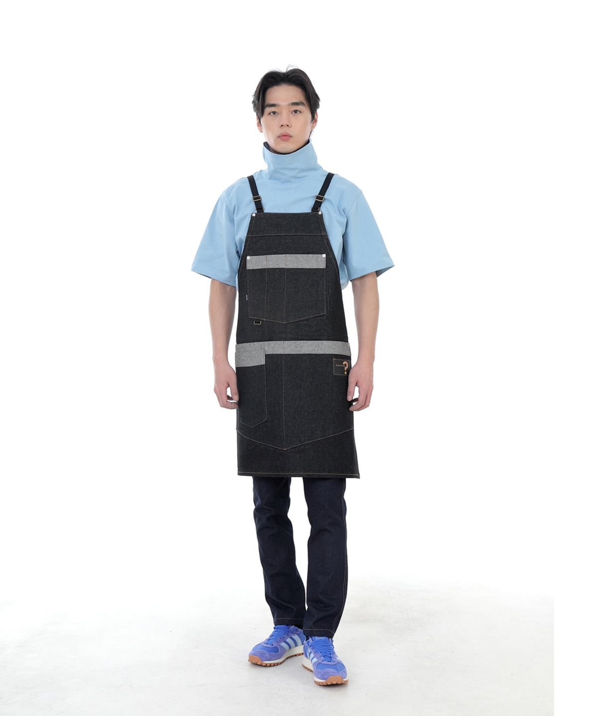 세인트크루(SAINTCREW) 워커앤빌더 데님 에이프런 WNB-1301 블랙 BRS