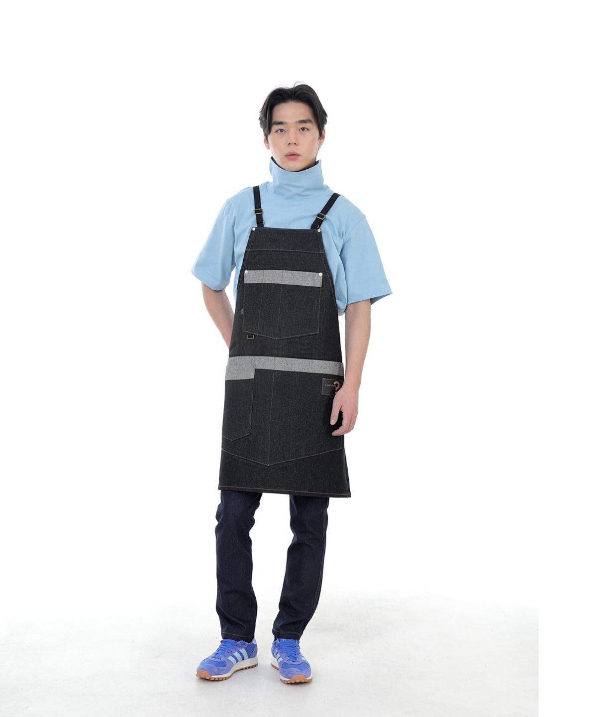세인트크루(SAINTCREW) 워커앤빌더 데님 에이프런 WNB-1301 블랙 BRS