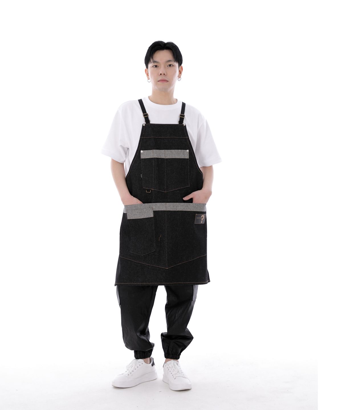 세인트크루(SAINTCREW) 워커앤빌더 데님 에이프런 WNB-1301 블랙 BRS